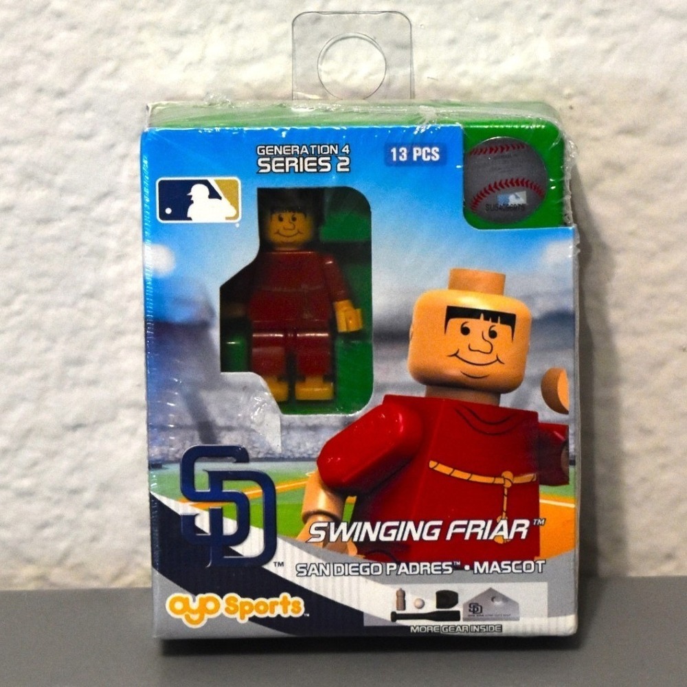 OYO Sports Swinging Friar San Diego Padres Mascot OS Brown NEW MLB Minifigure